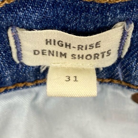 Madewell High Waist Denim Shorts with Graphic Designs - Picture 13 of 16